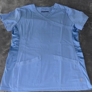 Marvella by White Cross Light Blue Scrub Top (small)
